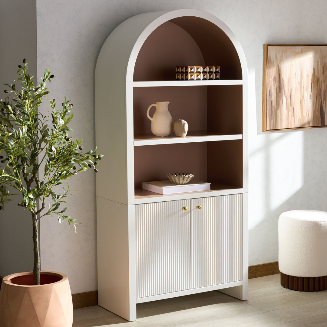 Liabella 5 Shelf Wood Bookcase